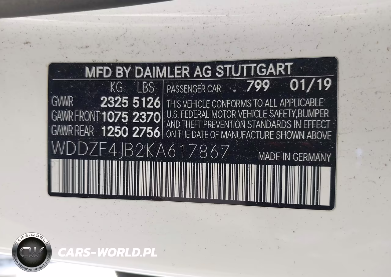 2019 Mercedes-Benz E 300 VIN:WDDZF4JB2KA617867 - 9