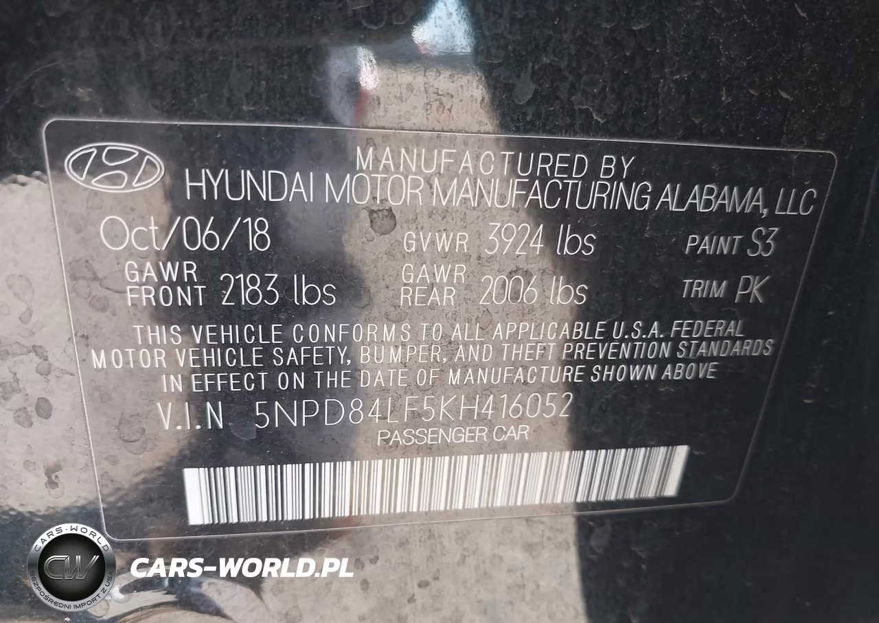 2019 Hyundai Elantra Value Edition VIN:5NPD84LF5KH416052 - 9