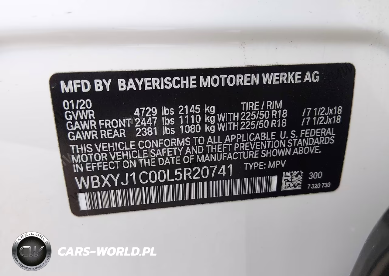 2020 BMW X2 xDrive28I VIN:WBXYJ1C00L5R20741 - 9
