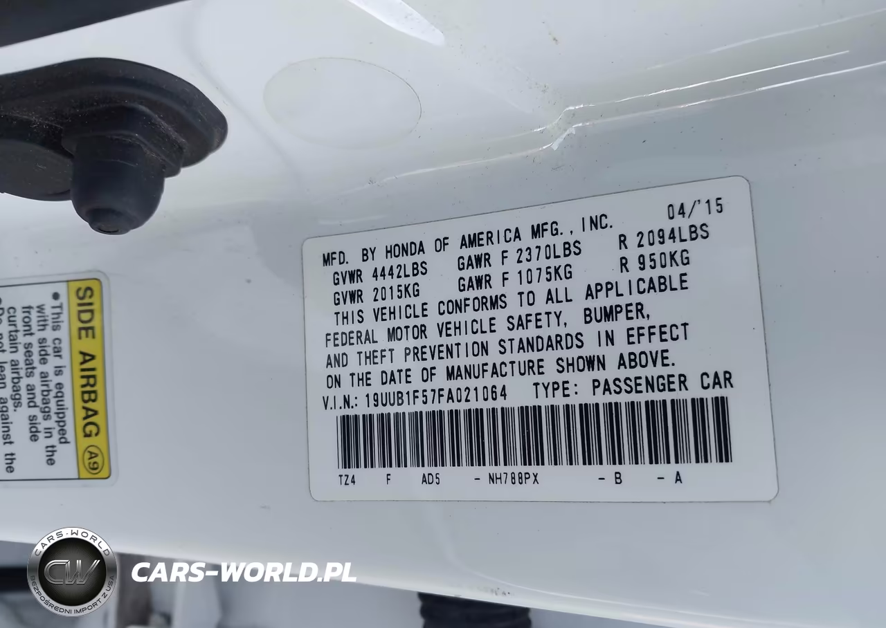 2015 Acura Tlx Tech VIN:19UUB1F57FA021064 - 9
