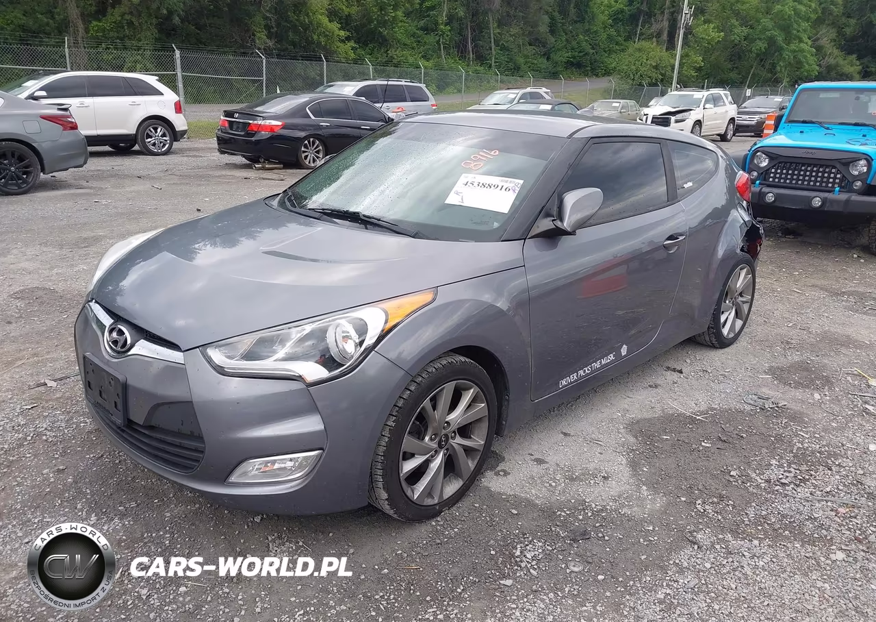 2017 Hyundai Veloster VIN:KMHTC6AD4HU308345 - 2