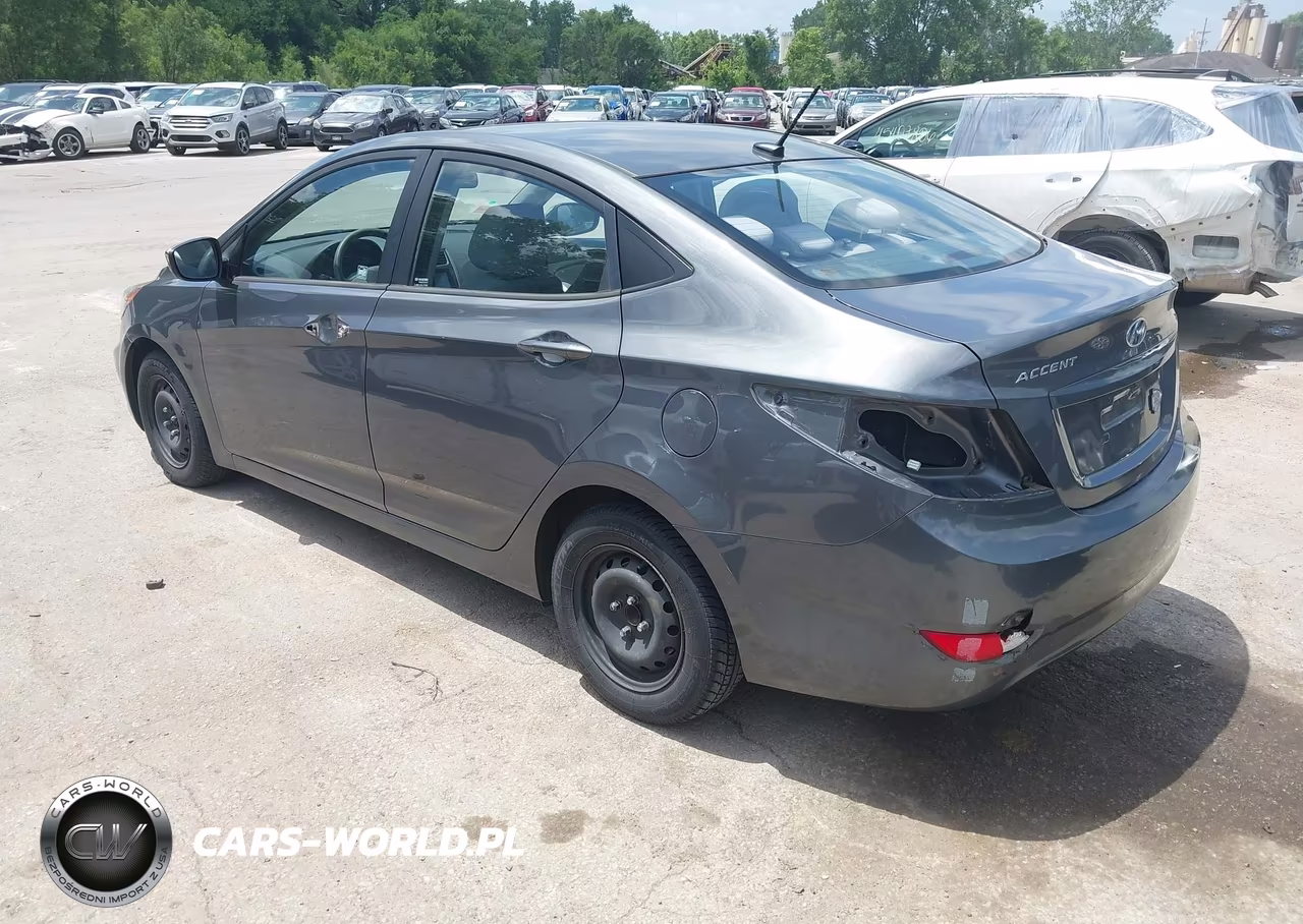 2012 Hyundai Accent Gls VIN:KMHCT4AE5CU253622 - 3