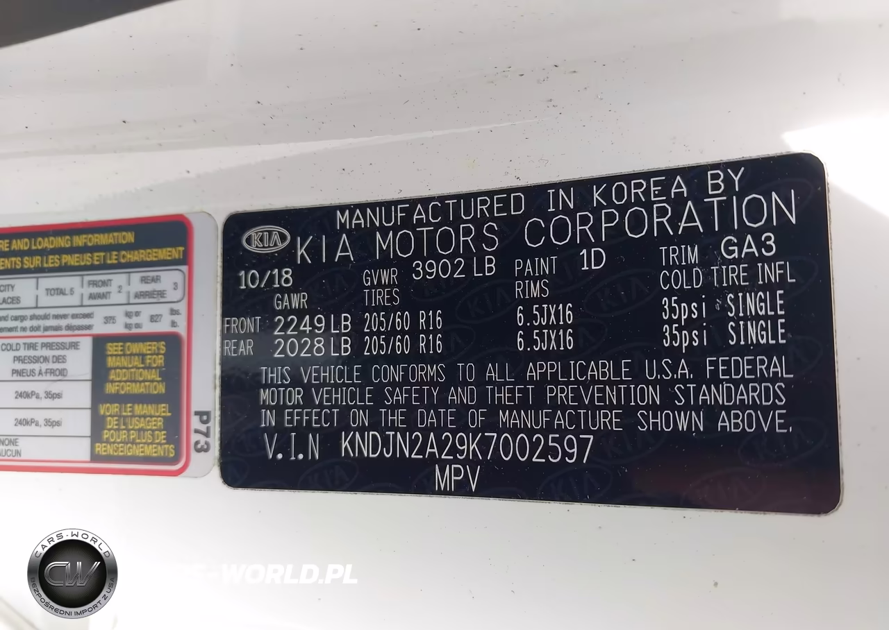 2019 Kia Soul VIN:KNDJN2A29K7002597 - 9
