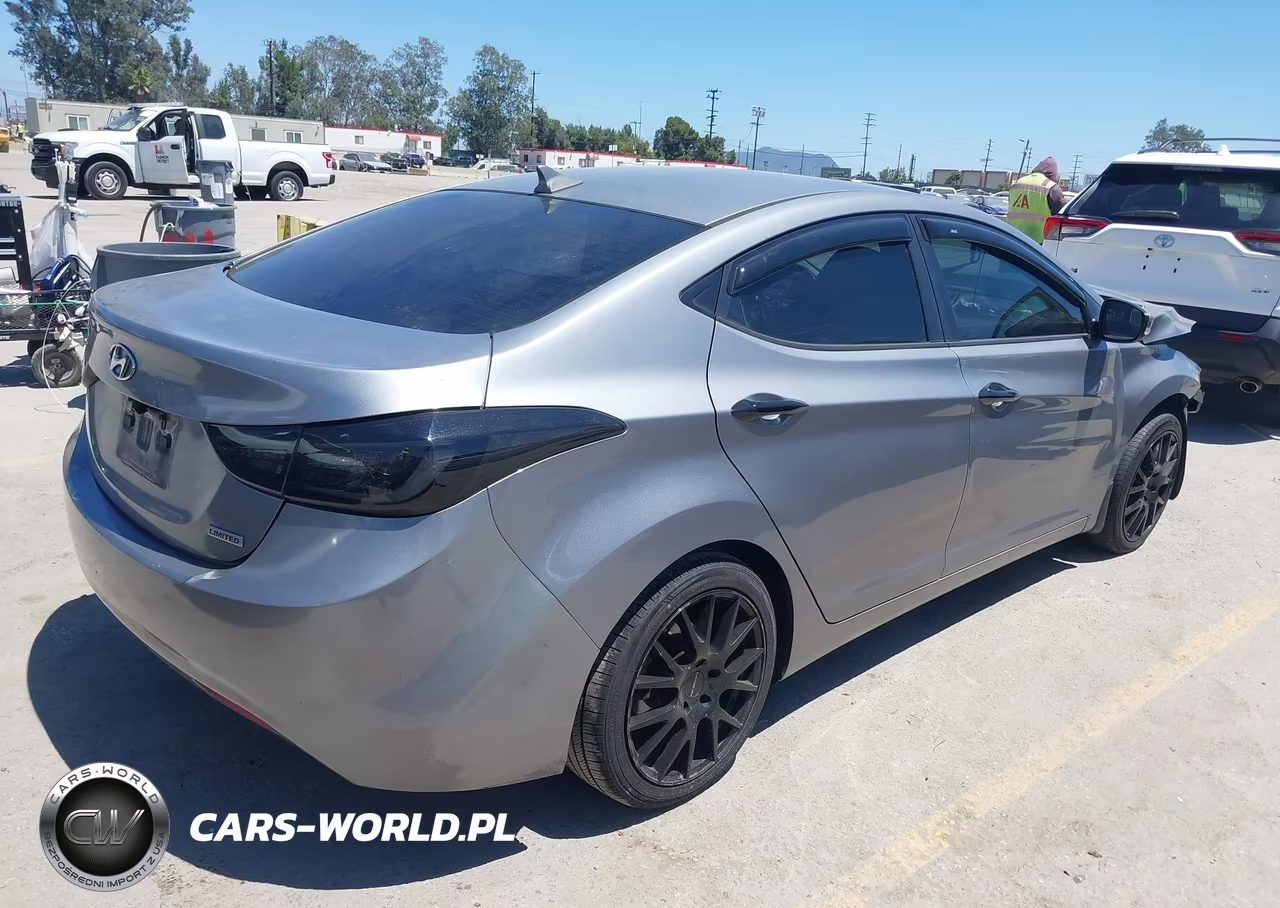 2013 Hyundai Elantra Limited VIN:KMHDH4AE6DU502324 - 4