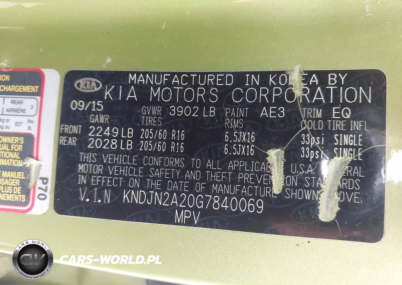 2016 Kia Soul VIN:KNDJN2A20G7840069 - 9