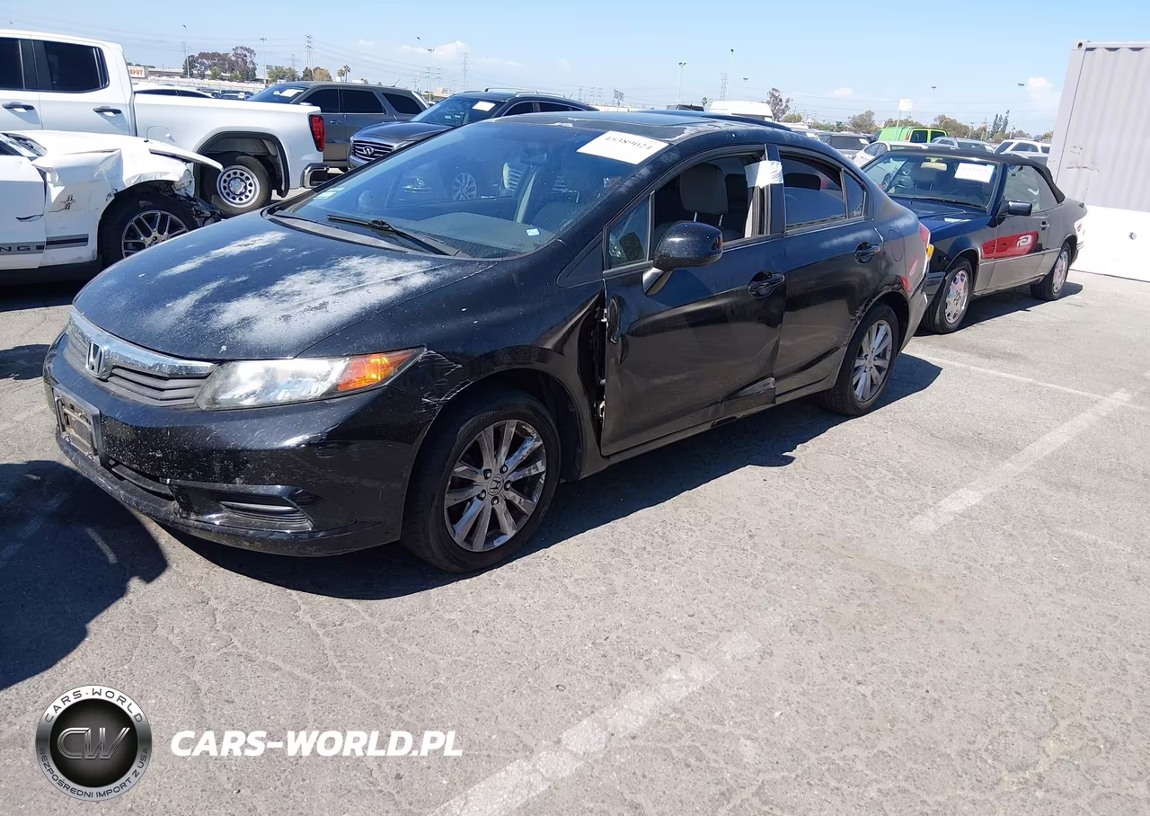 2012 Honda Civic Ex-L VIN:2HGFB2F97CH565725 - 2
