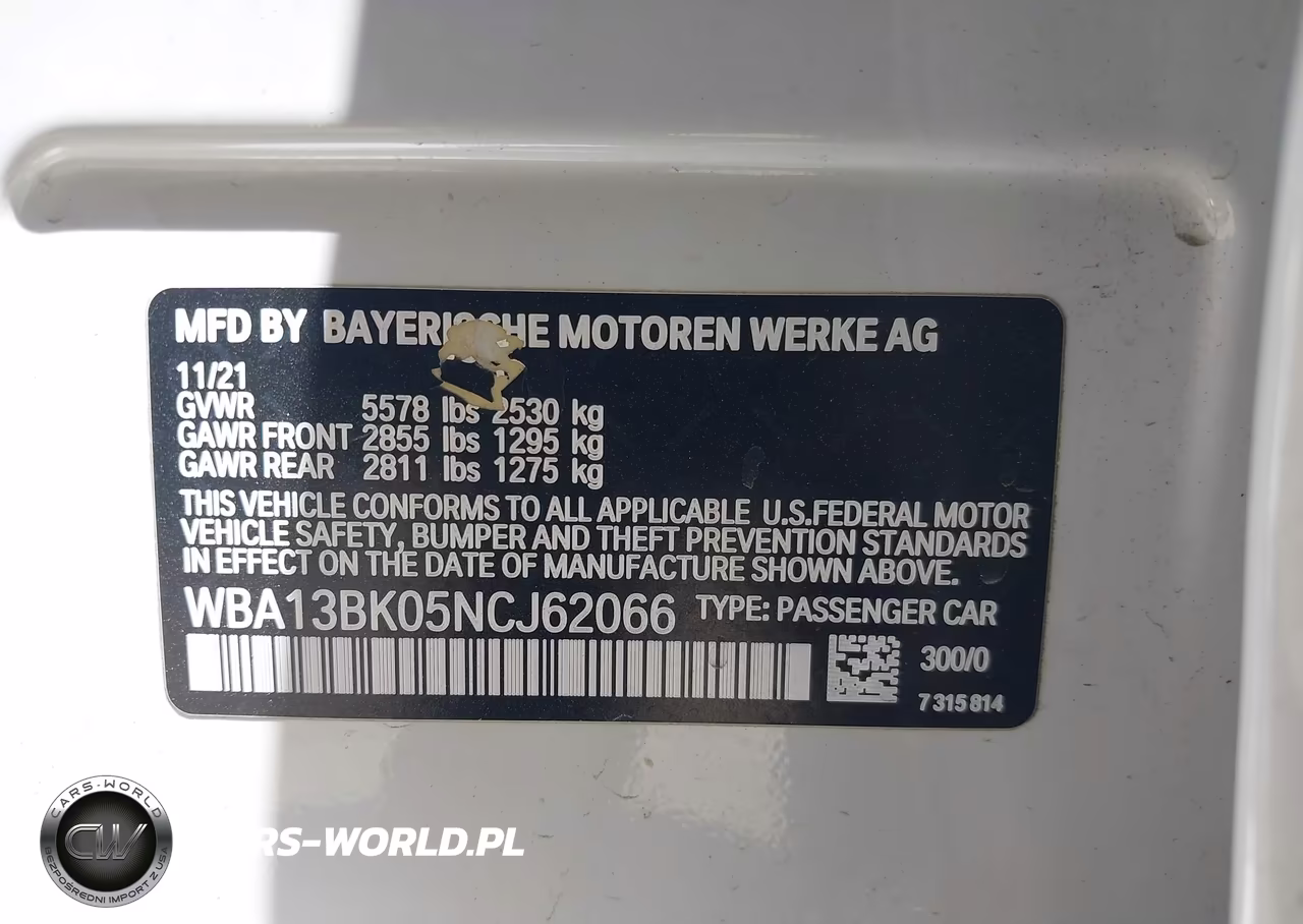 2022 BMW M550 I xDrive VIN:WBA13BK05NCJ62066 - 9