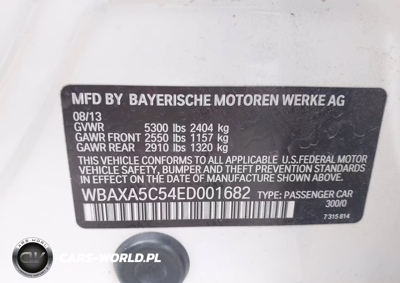 2014 BMW 535D VIN:WBAXA5C54ED001682 - 9