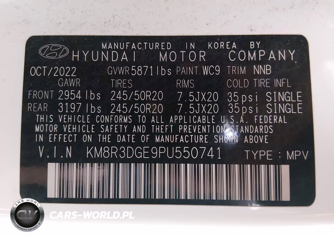 2023 Hyundai Palisade Xrt VIN:KM8R3DGE9PU550741 - 9
