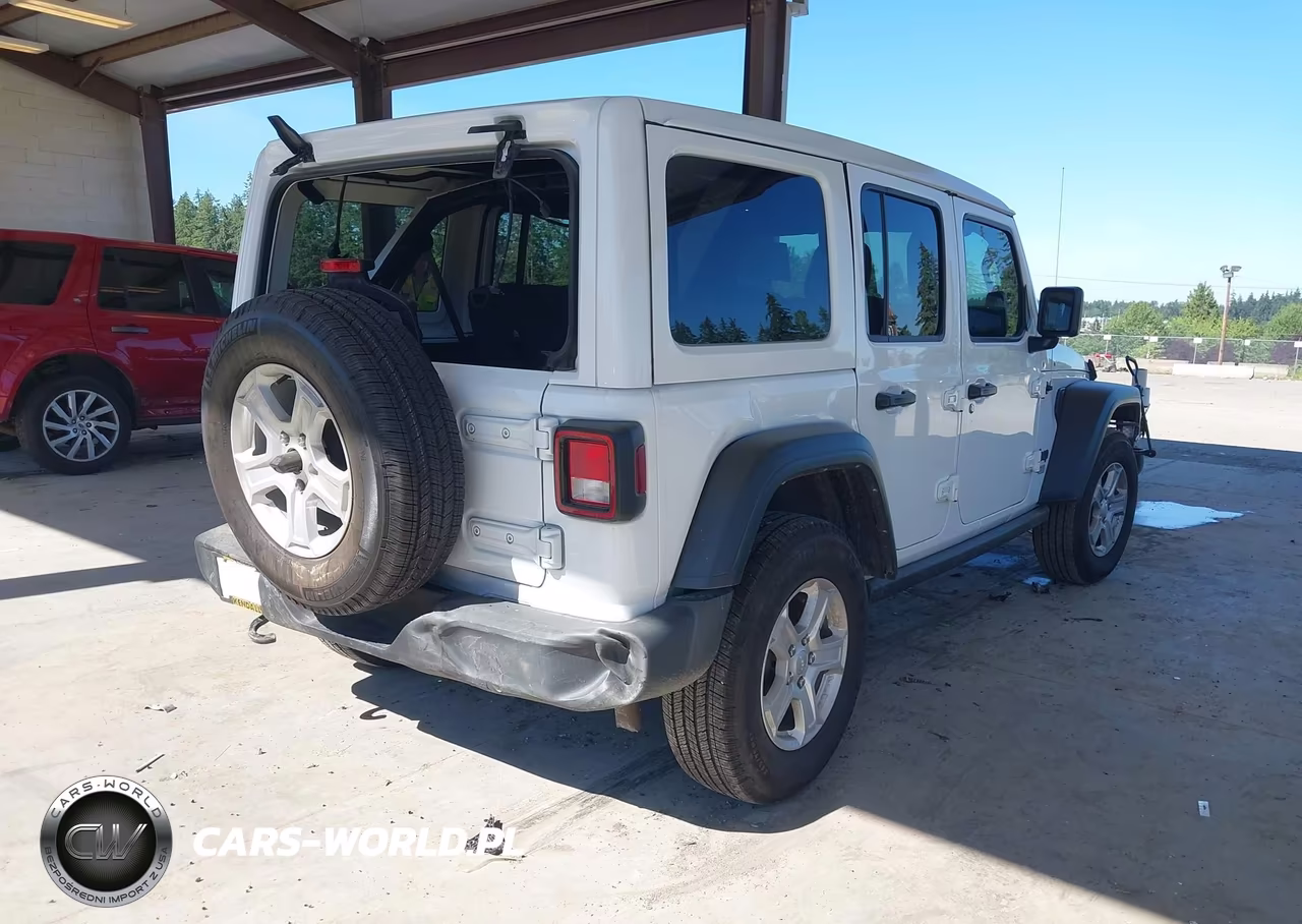 2021 Jeep Wrangler Unlimited Sport S 4X4 VIN:1C4HJXDM1MW823075 - 4