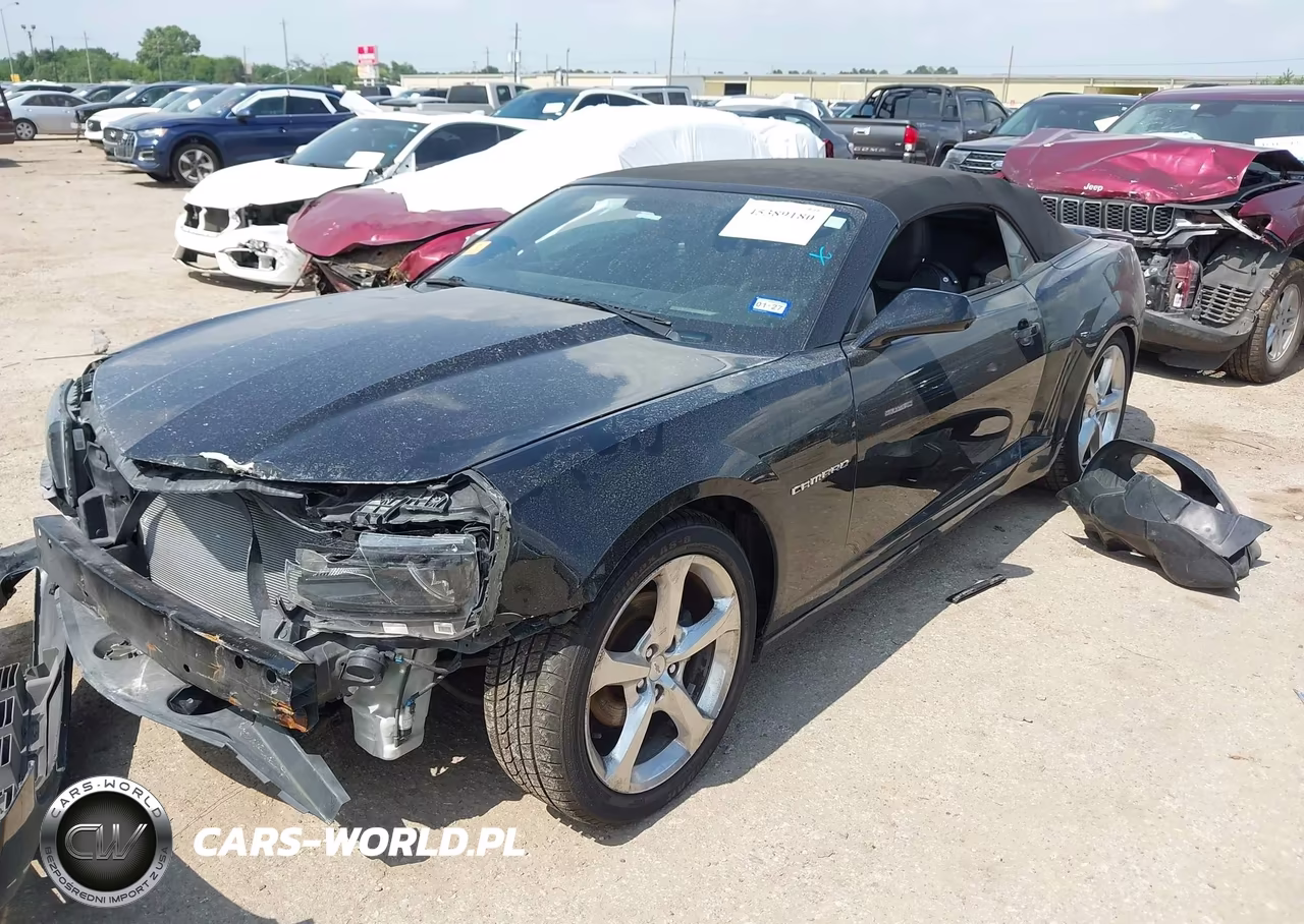 2015 Chevrolet Camaro 2Lt VIN:2G1FF3D34F9206282 - 2