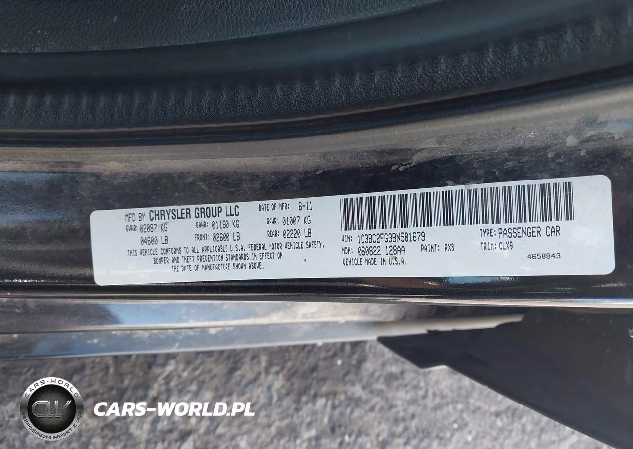 2011 Chrysler 200 Limited VIN:1C3BC2FG3BN581679 - 9
