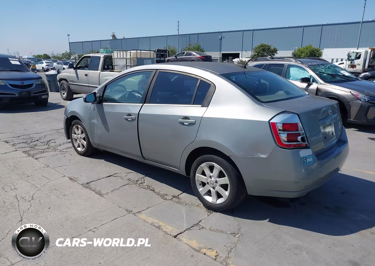 2008 Nissan Sentra 2.0Sl VIN:3N1AB61E28L624329 - 3