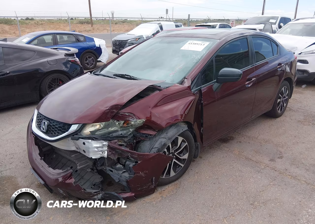 2014 Honda Civic Ex VIN:19XFB2F85EE046614 - 2