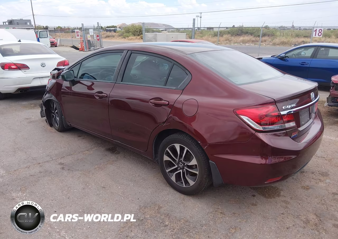 2014 Honda Civic Ex VIN:19XFB2F85EE046614 - 3