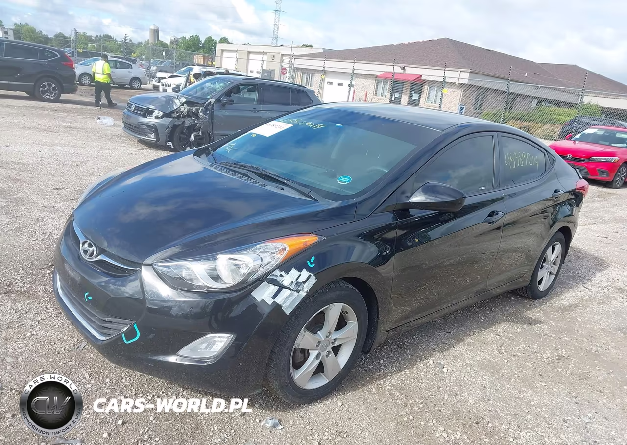 2013 Hyundai Elantra Gls VIN:5NPDH4AE9DH308045 - 2