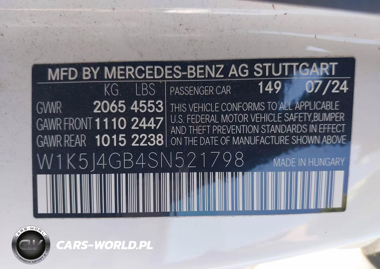 2025 Mercedes-Benz Cla 250 Coupe VIN:W1K5J4GB4SN521798 - 9