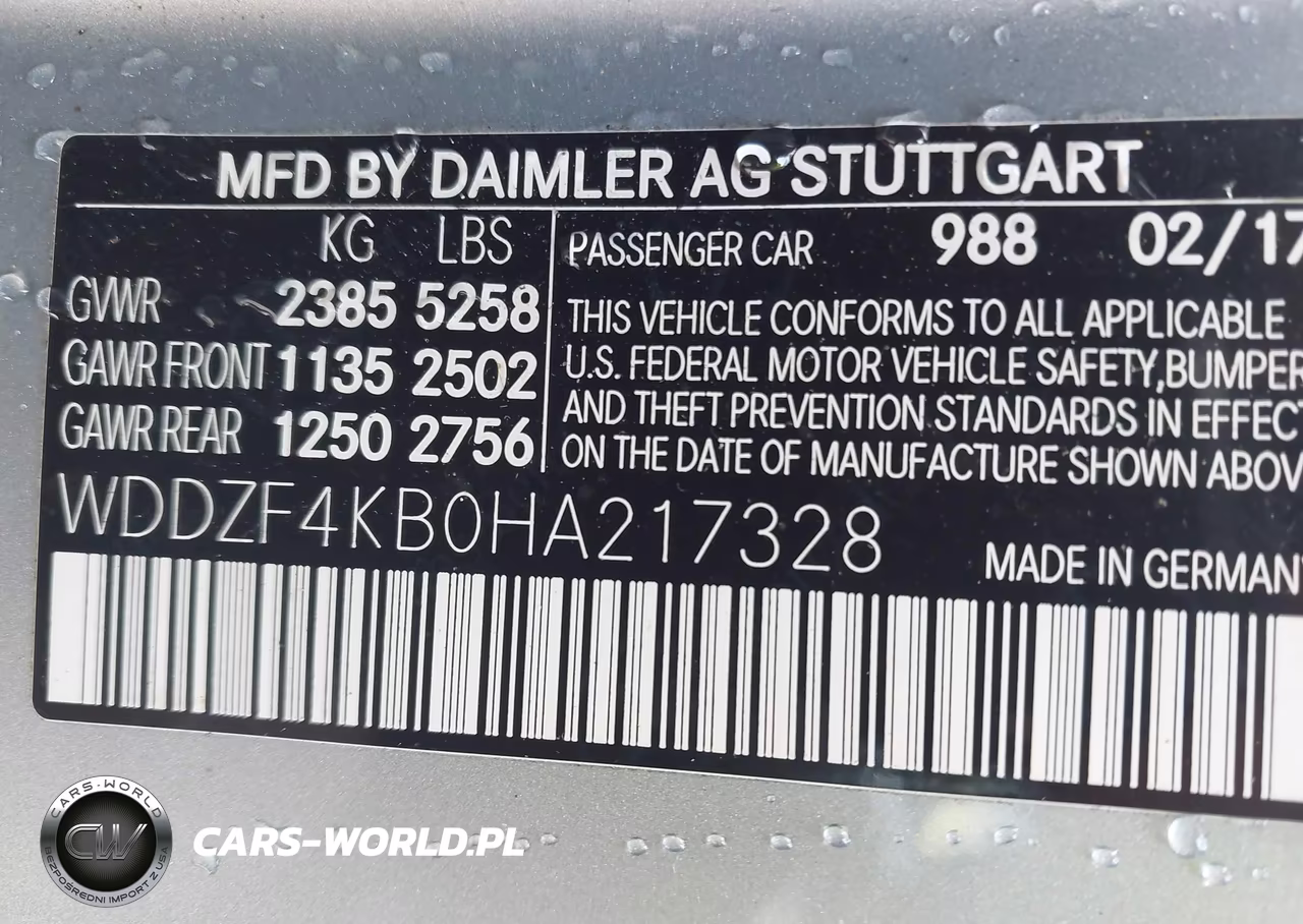 2017 Mercedes-Benz E 300 4Matic VIN:WDDZF4KB0HA217328 - 9