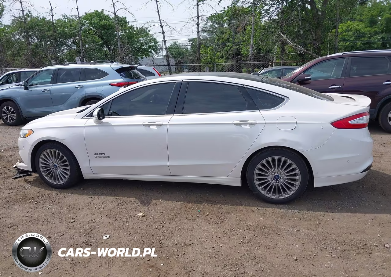 2014 Ford Fusion Hybrid Titanium VIN:3FA6P0RU1ER263901 - 14