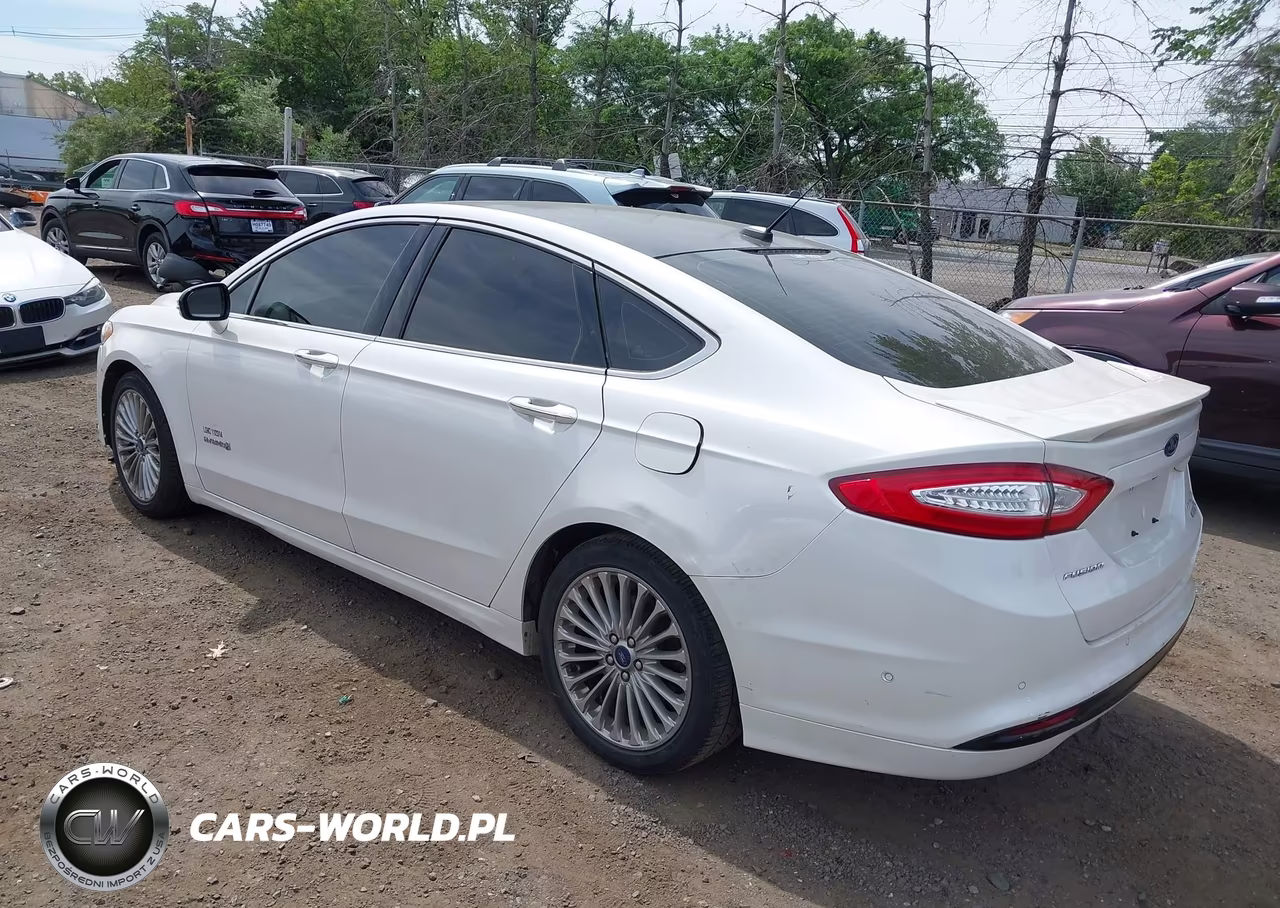 2014 Ford Fusion Hybrid Titanium VIN:3FA6P0RU1ER263901 - 3