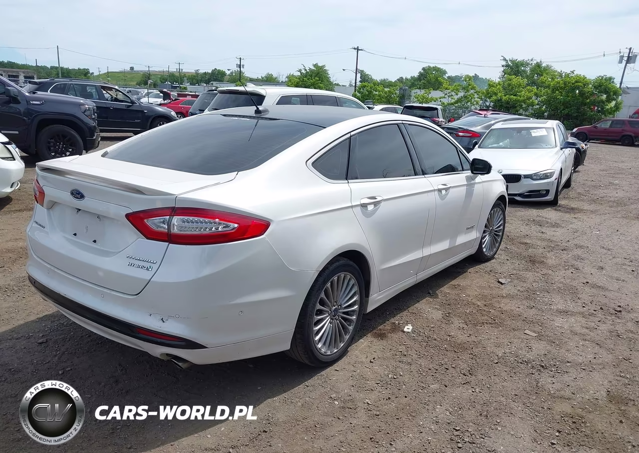 2014 Ford Fusion Hybrid Titanium VIN:3FA6P0RU1ER263901 - 4