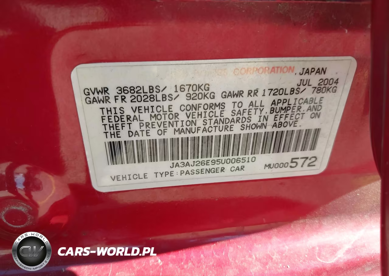 2005 Mitsubishi Lancer Es VIN:JA3AJ26E95U006510 - 9