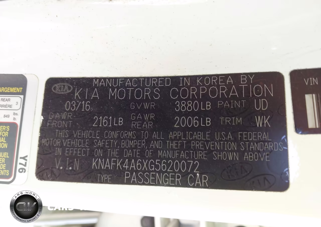 2016 Kia Forte Lx VIN:KNAFK4A6XG5620072 - 9