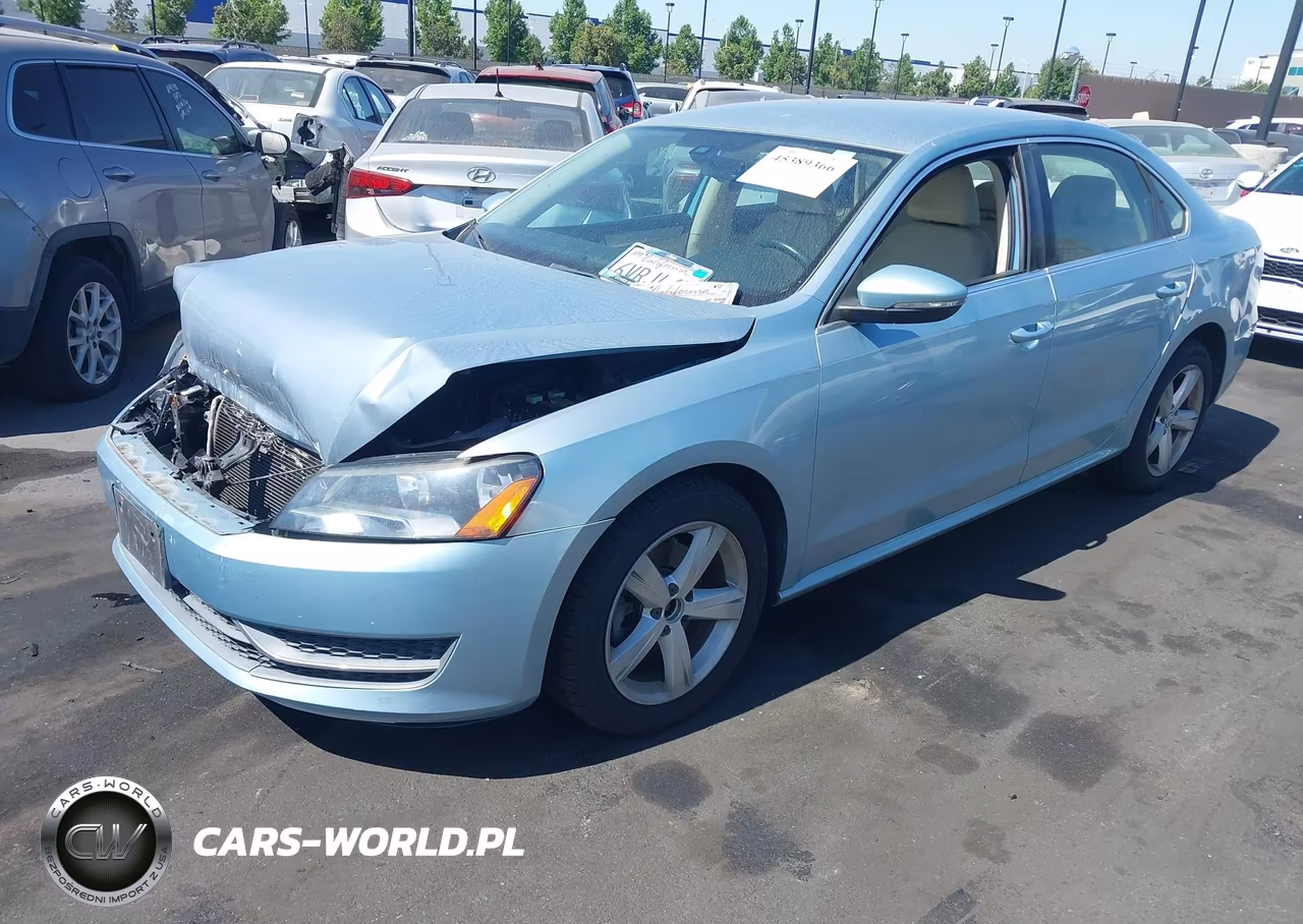 2012 Volkswagen Passat 2.5L Se VIN:1VWBP7A37CC043742 - 2