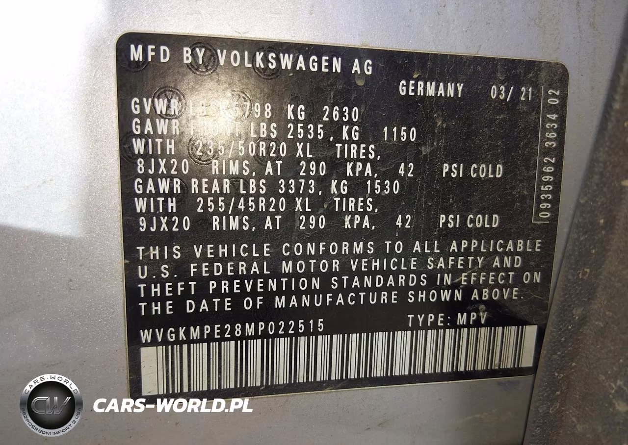 2021 Volkswagen Id.4 Pro S VIN:WVGKMPE28MP022515 - 9