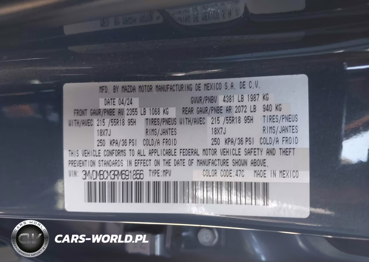 2024 Mazda Cx-30 2.5 S Carbon Edition VIN:3MVDMBCM3RM691856 - 9