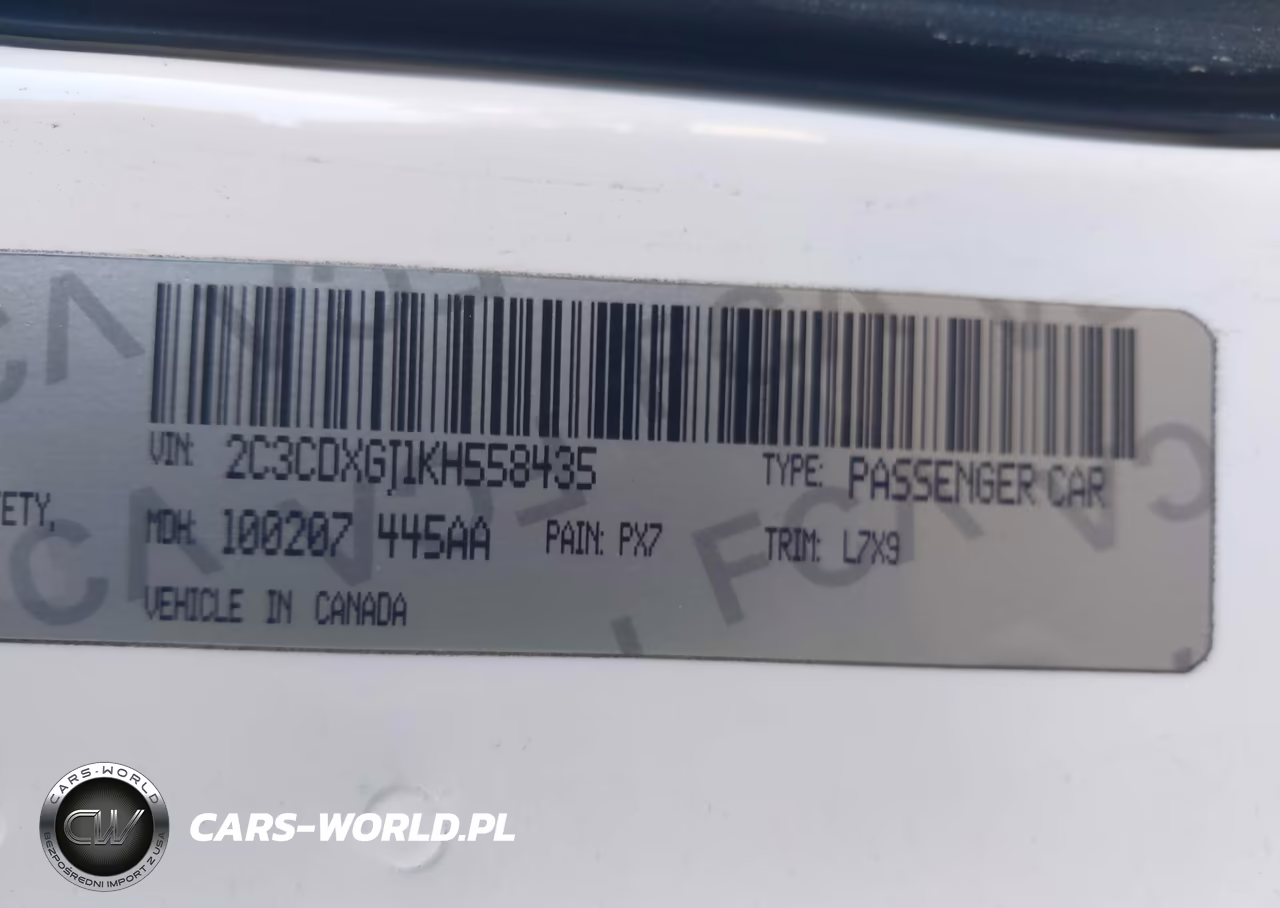 2019 Dodge Charger Scat Pack Rwd VIN:2C3CDXGJ1KH558435 - 9