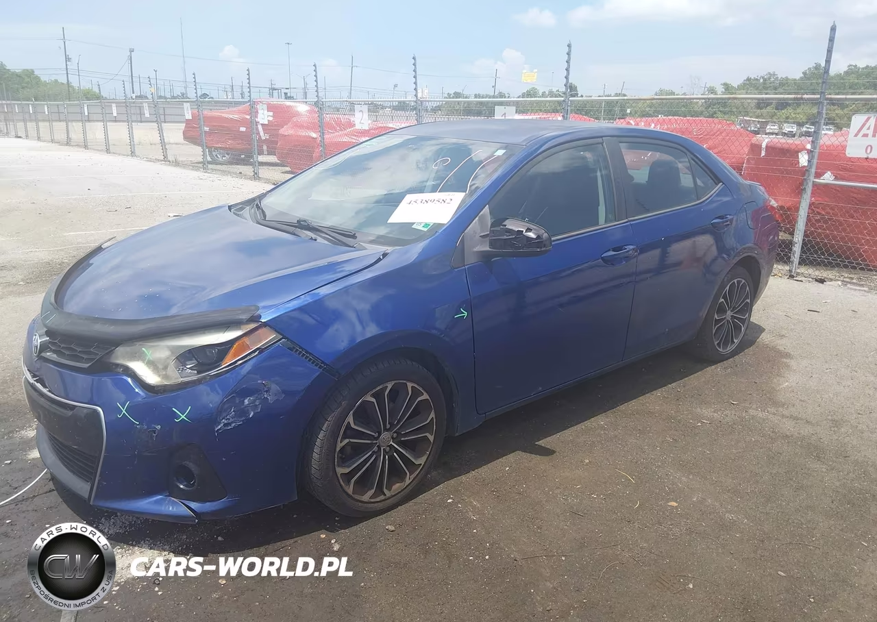 2015 Toyota Corolla S Plus VIN:2T1BURHE0FC406070 - 2