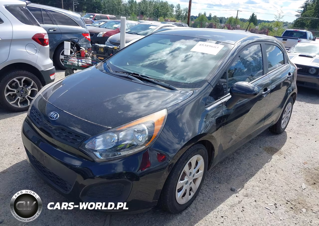 2014 Kia Rio Lx VIN:KNADM5A31E6355417 - 2