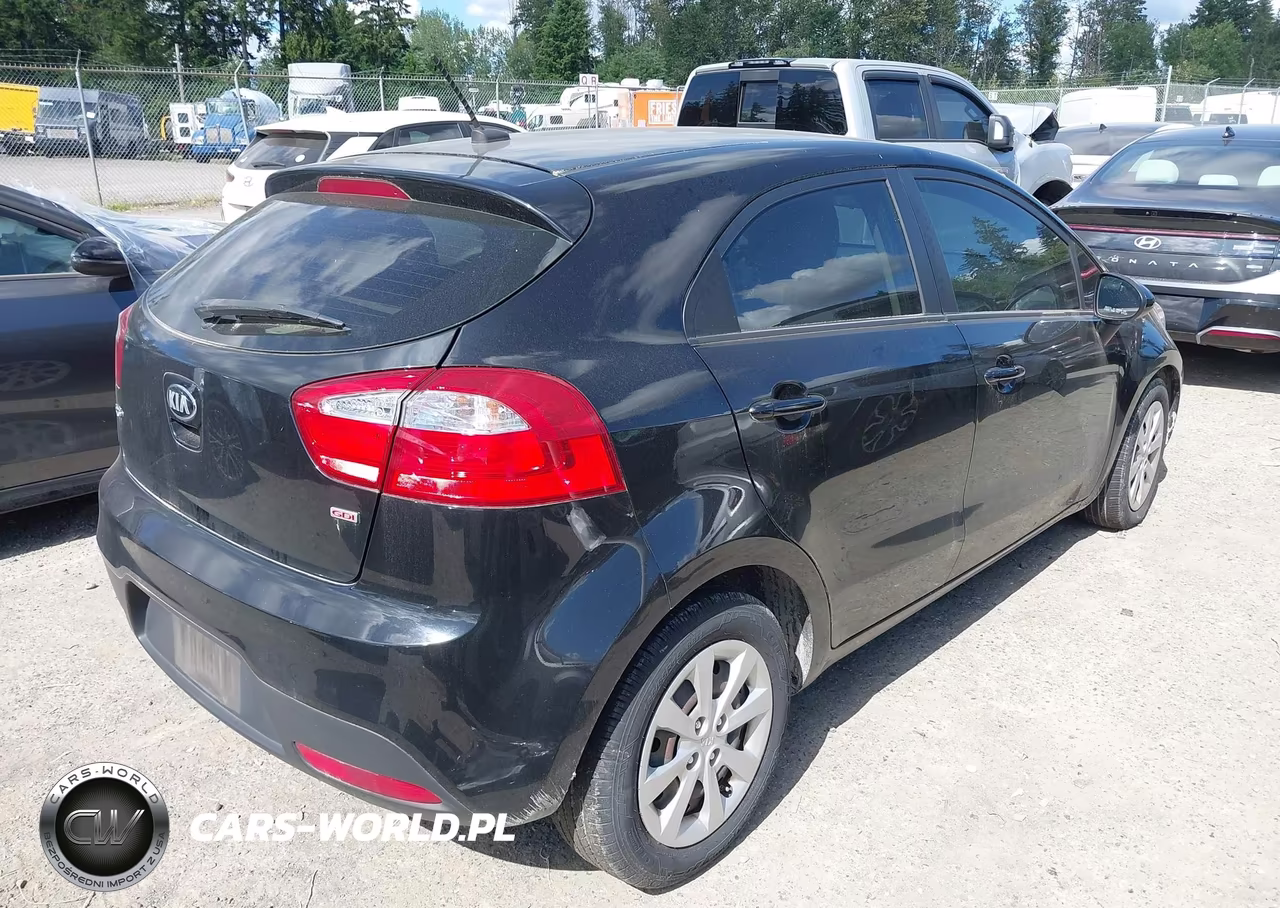 2014 Kia Rio Lx VIN:KNADM5A31E6355417 - 4
