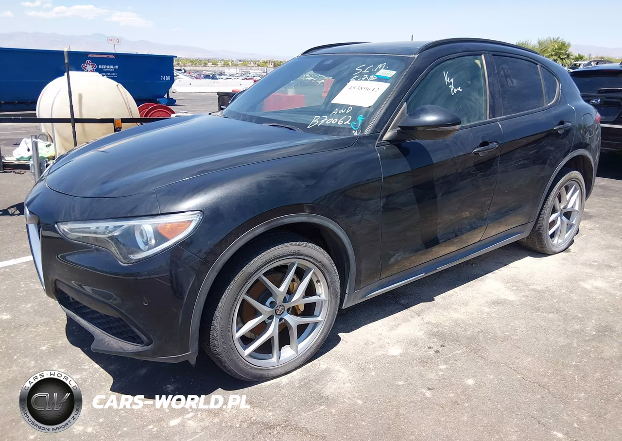 2018 Alfa Romeo Stelvio Ti Sport Awd VIN:ZASFAKNN4J7B70062 - 2