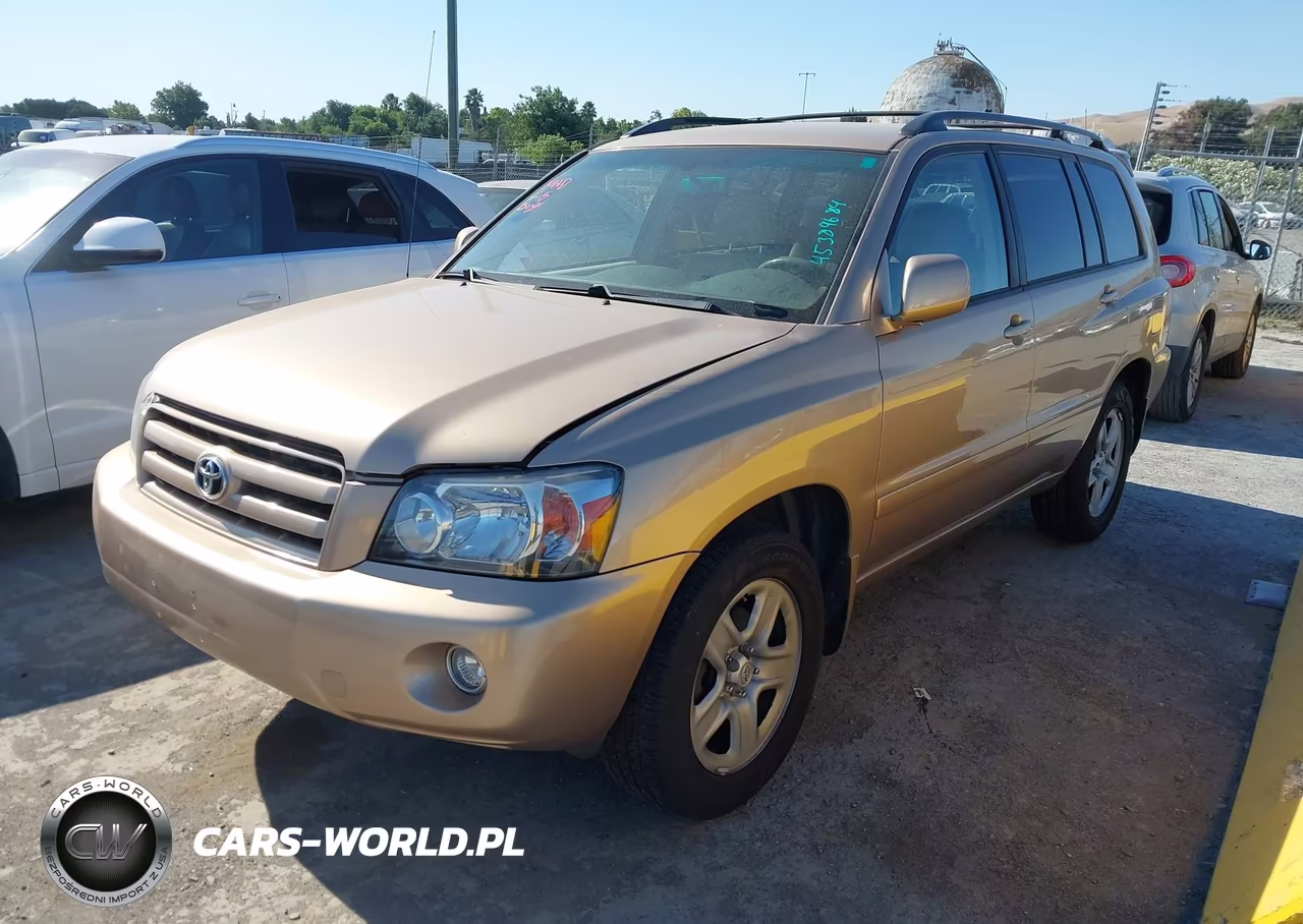 2007 Toyota Highlander VIN:JTEGD21A370160661 - 2