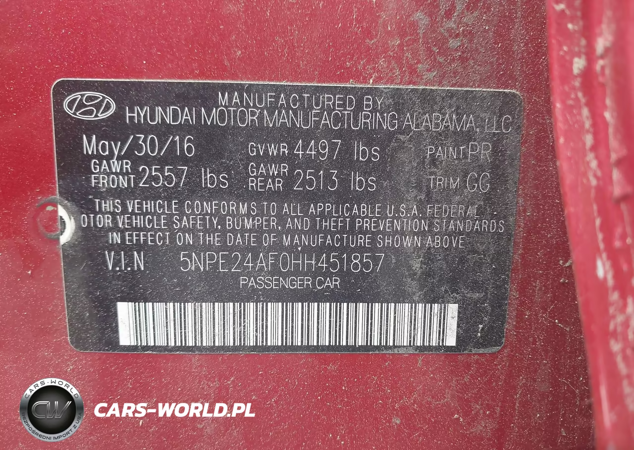 2017 Hyundai Sonata Se VIN:5NPE24AF0HH451857 - 9