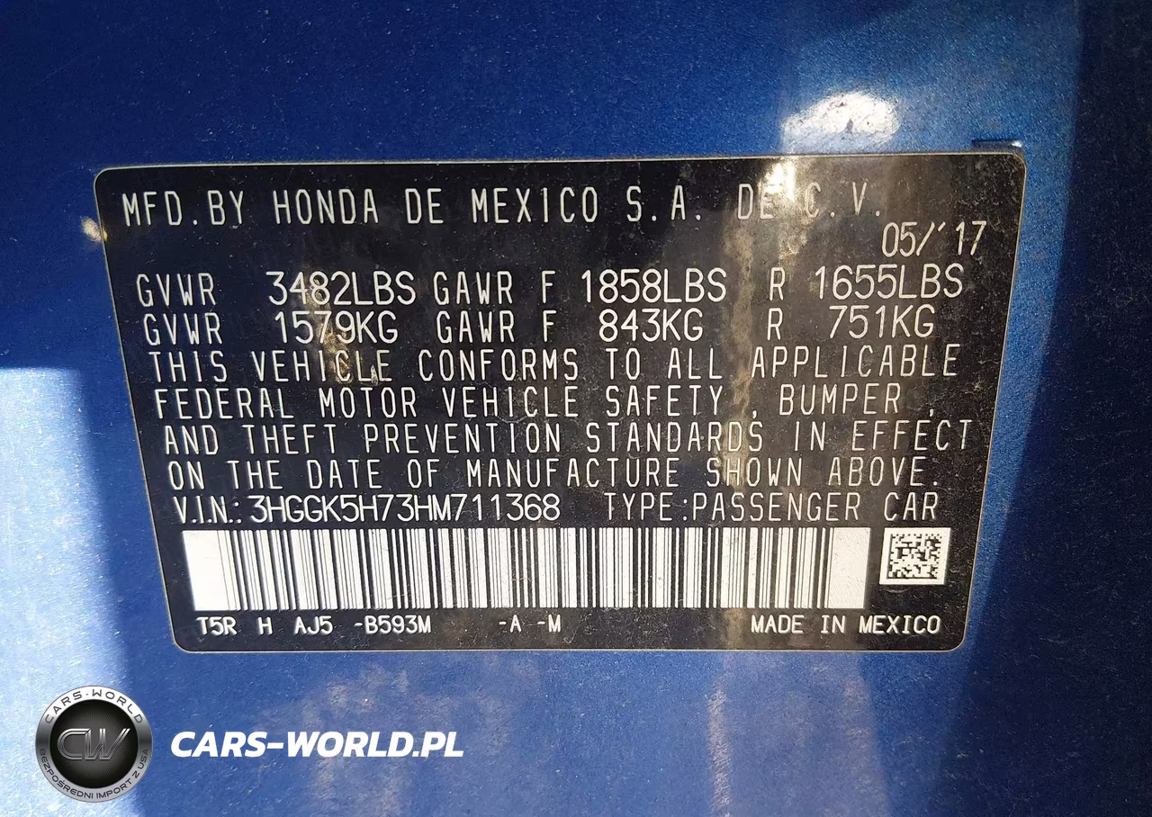 2017 Honda Fit Ex VIN:3HGGK5H73HM711368 - 9