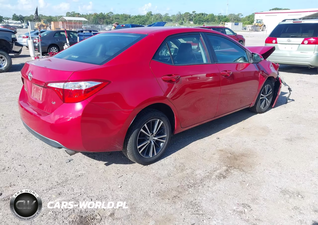 2016 Toyota Corolla Le Plus VIN:2T1BURHEXGC686789 - 4