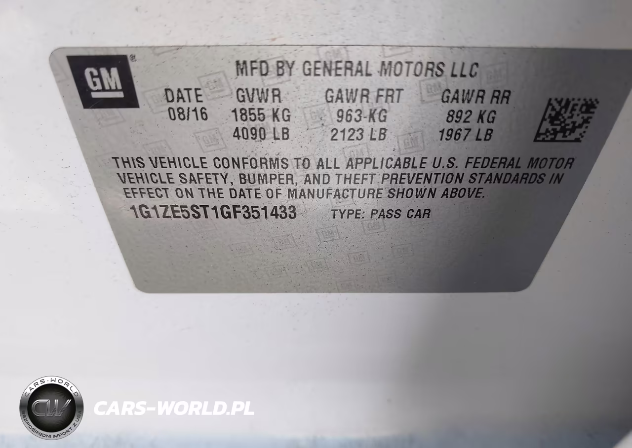 2016 Chevrolet Malibu 1Lt VIN:1G1ZE5ST1GF351433 - 9