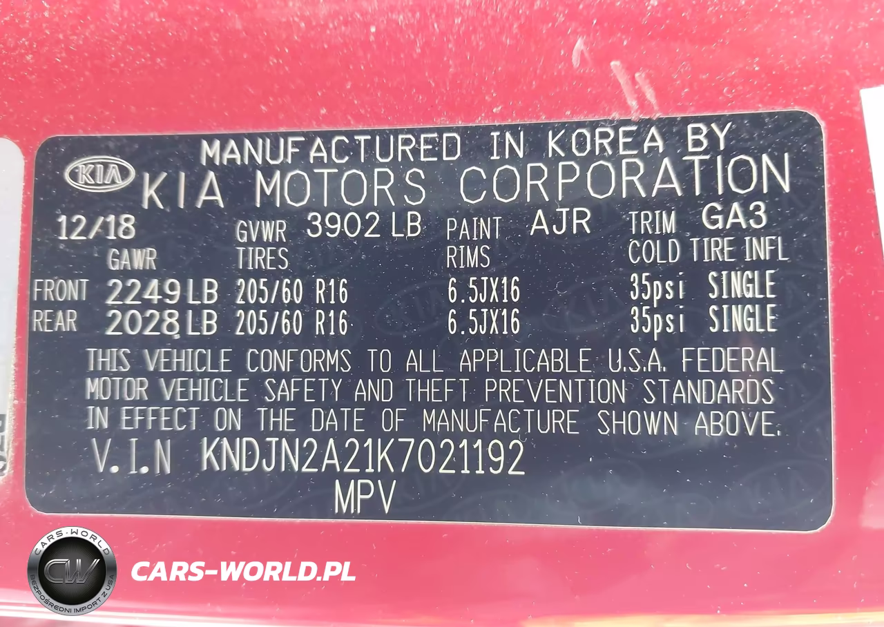 2019 Kia Soul VIN:KNDJN2A21K7021192 - 9