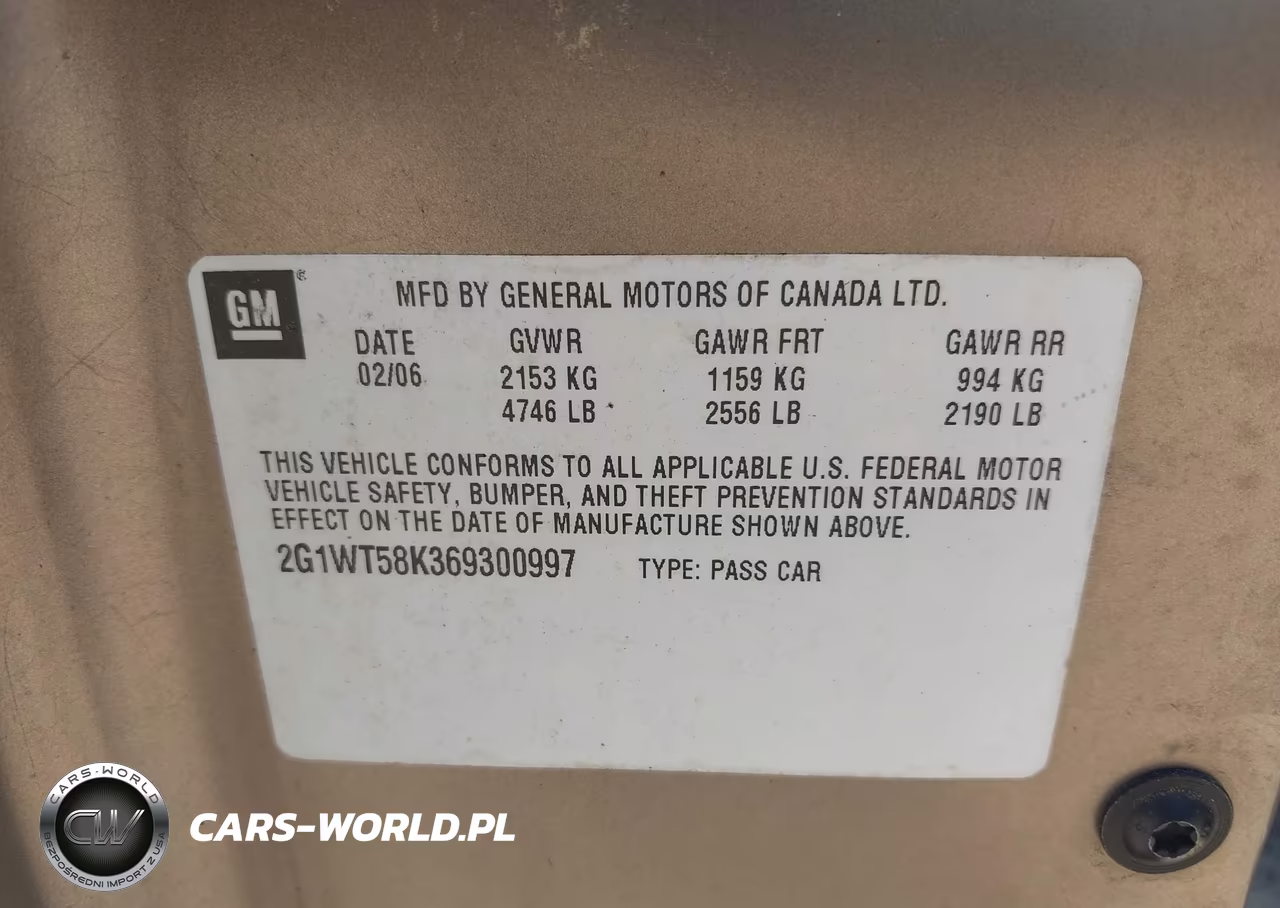 2006 Chevrolet Impala Lt VIN:2G1WT58K369300997 - 9