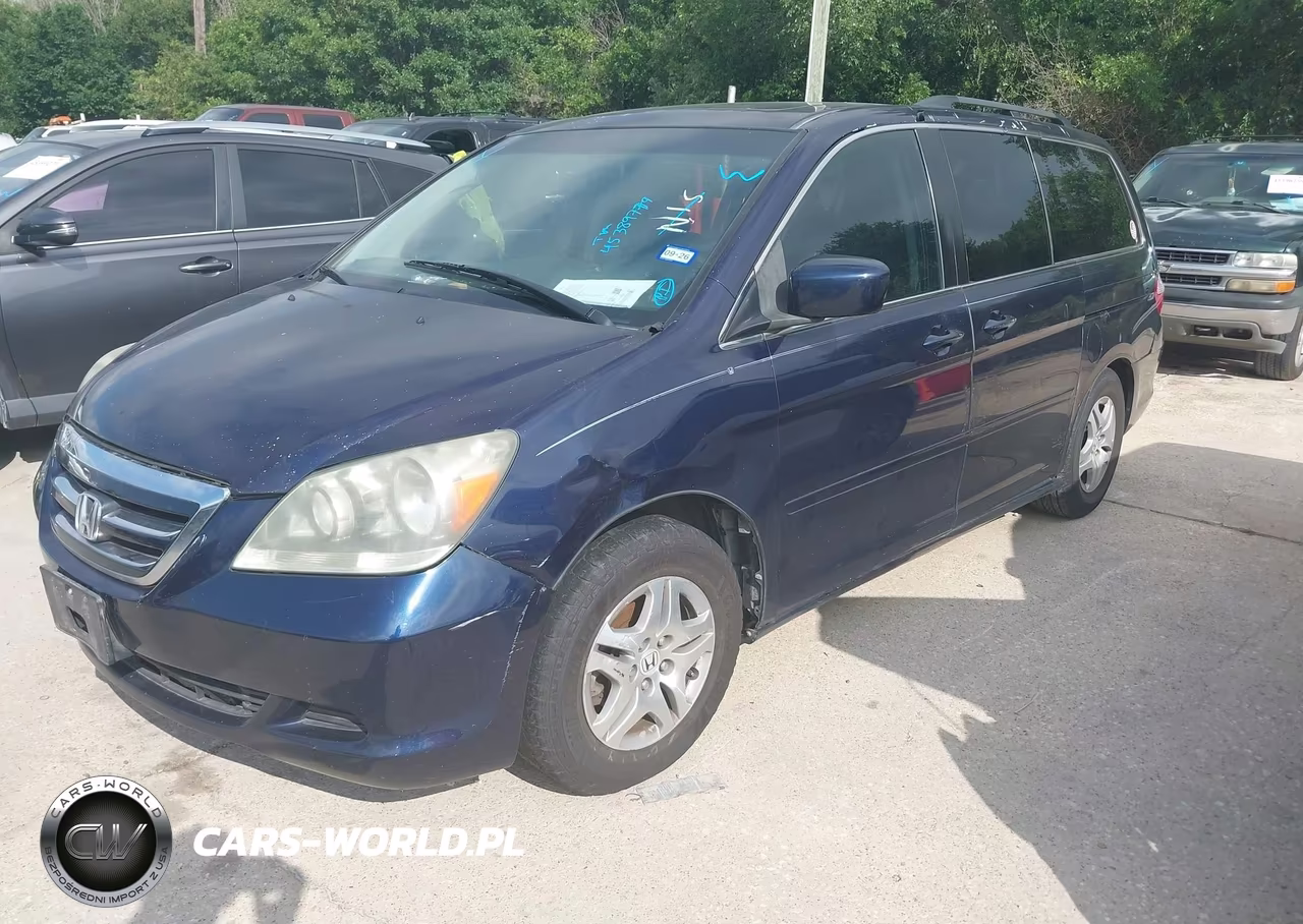 2007 Honda Odyssey Ex-L VIN:5FNRL38767B080837 - 2