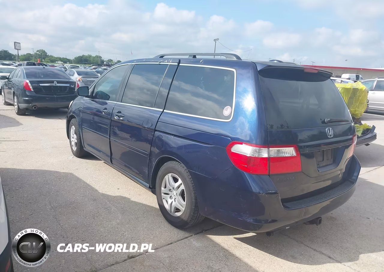 2007 Honda Odyssey Ex-L VIN:5FNRL38767B080837 - 3