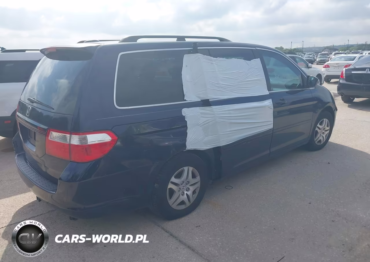 2007 Honda Odyssey Ex-L VIN:5FNRL38767B080837 - 4