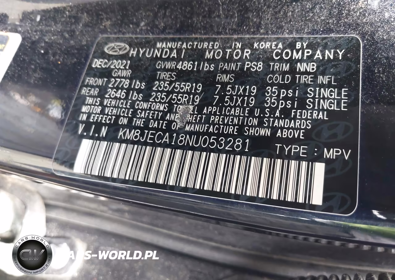 2022 Hyundai Tucson Hybrid Limited VIN:KM8JECA18NU053281 - 9