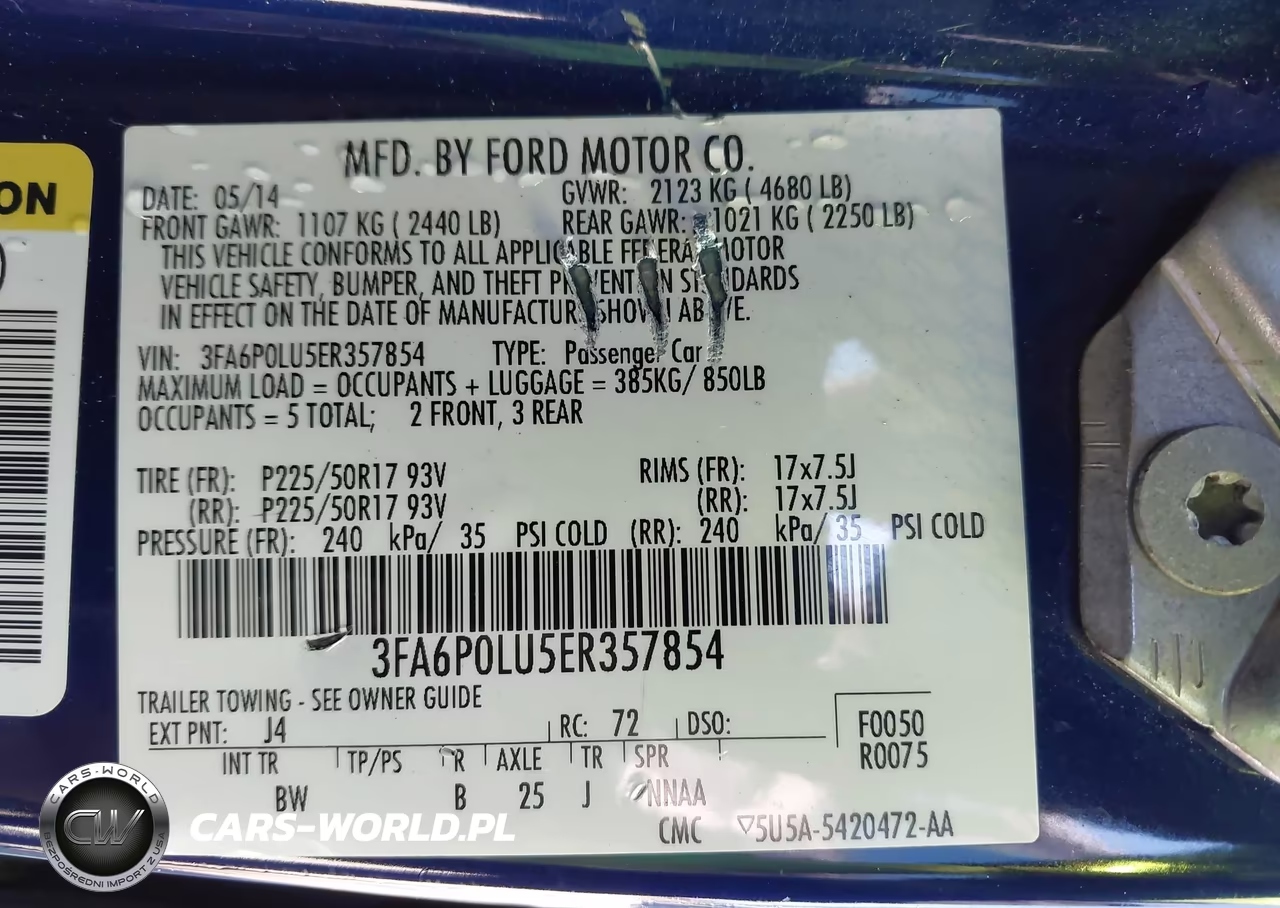 2014 Ford Fusion Hybrid Se VIN:3FA6P0LU5ER357854 - 9