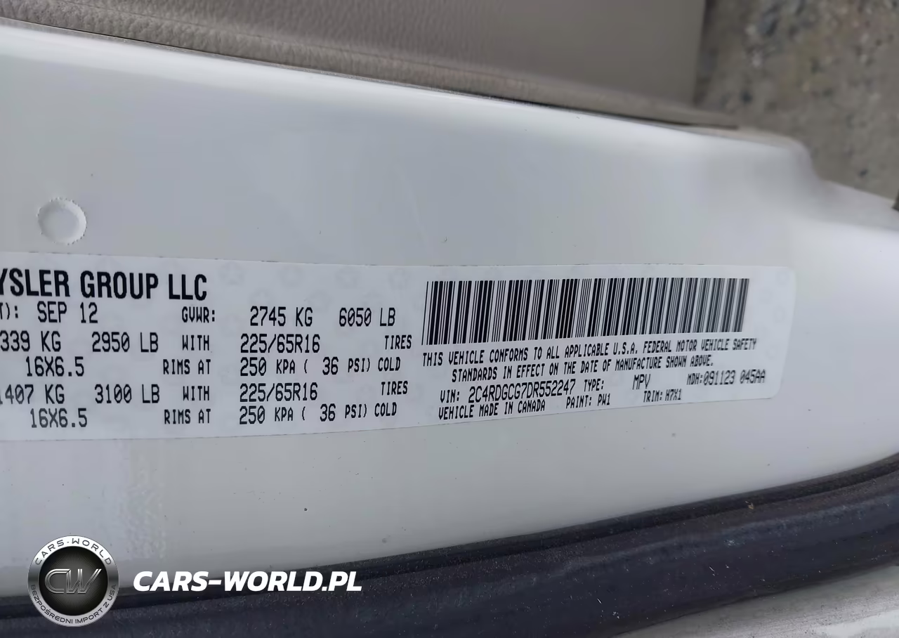 2013 Dodge Grand Caravan Sxt VIN:2C4RDGCG7DR552247 - 9