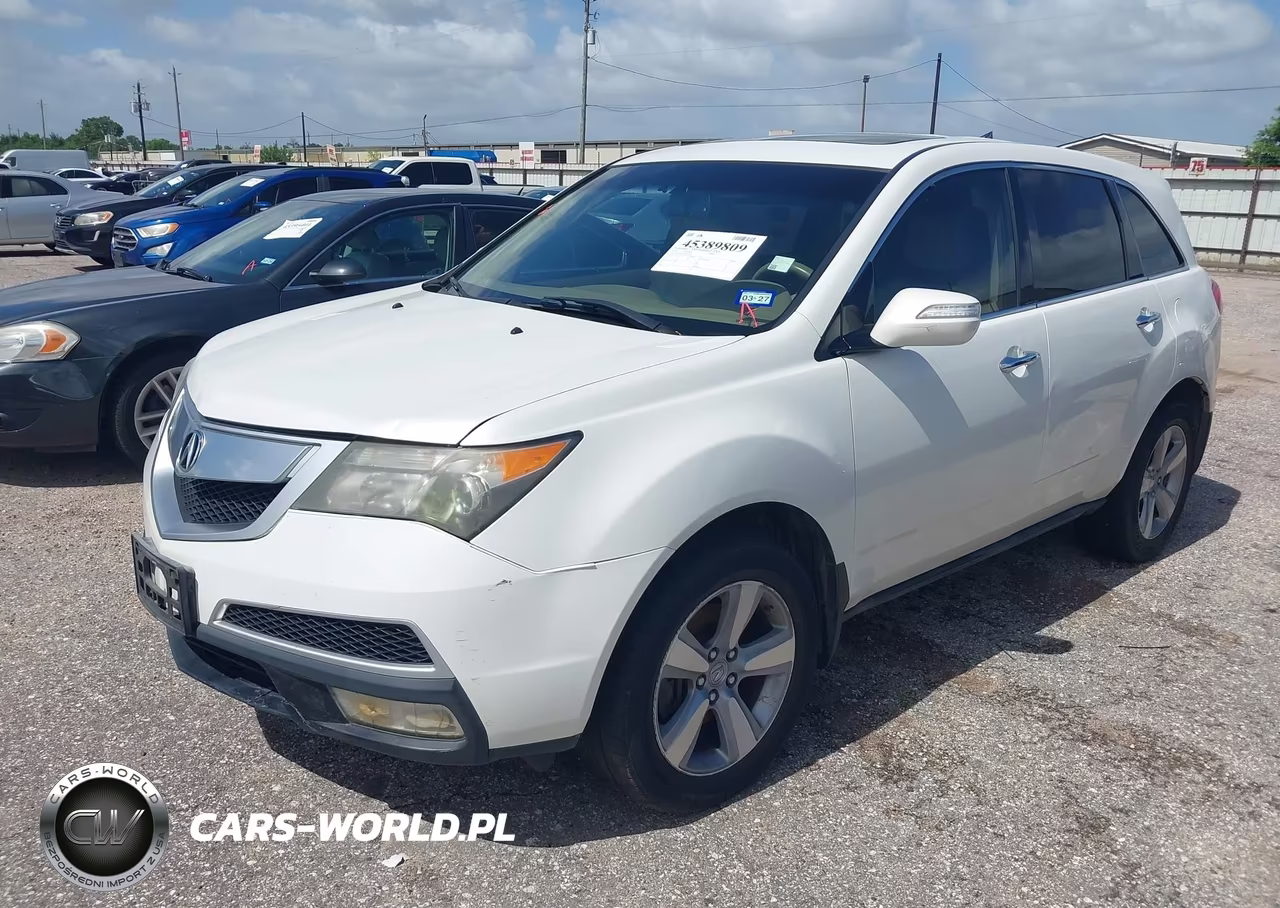 2012 Acura Mdx VIN:2HNYD2H27CH524264 - 2