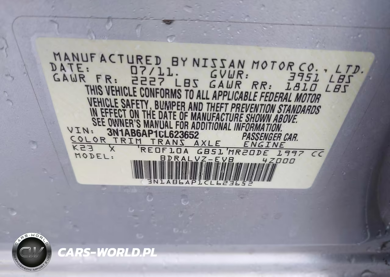 2012 Nissan Sentra 2.0 Sl VIN:3N1AB6AP1CL623652 - 9